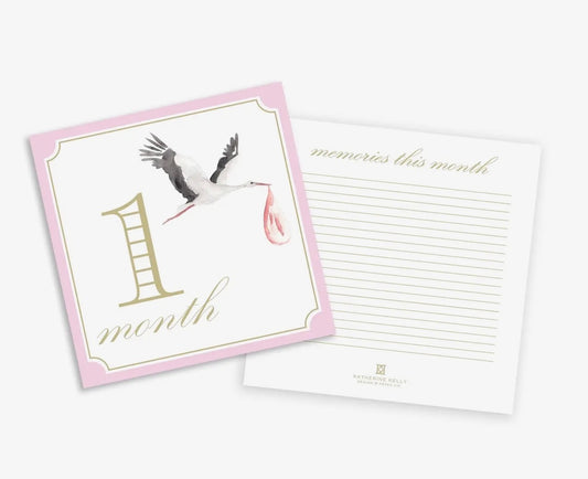 Classic Milestone Cards (Pink)