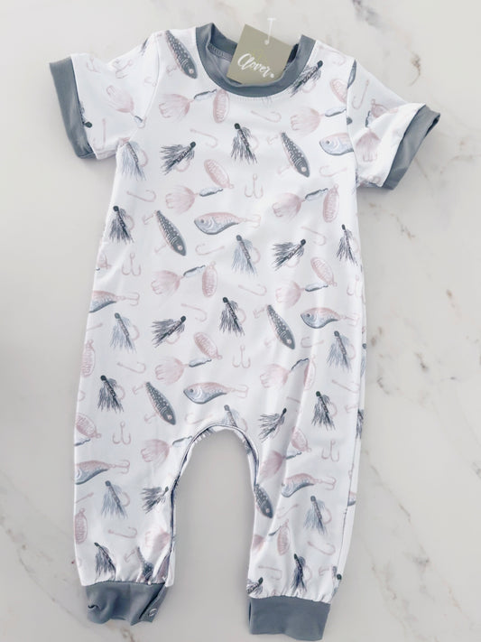 She Thinks Were Just Fishing Long Romper
