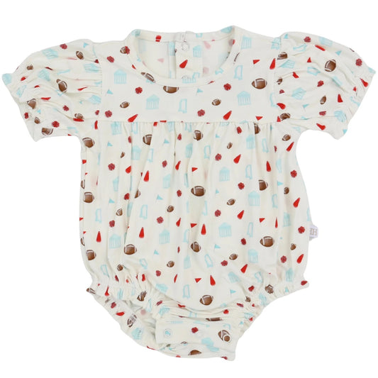Girls Ole Miss Pom Pom Bamboo Bubble