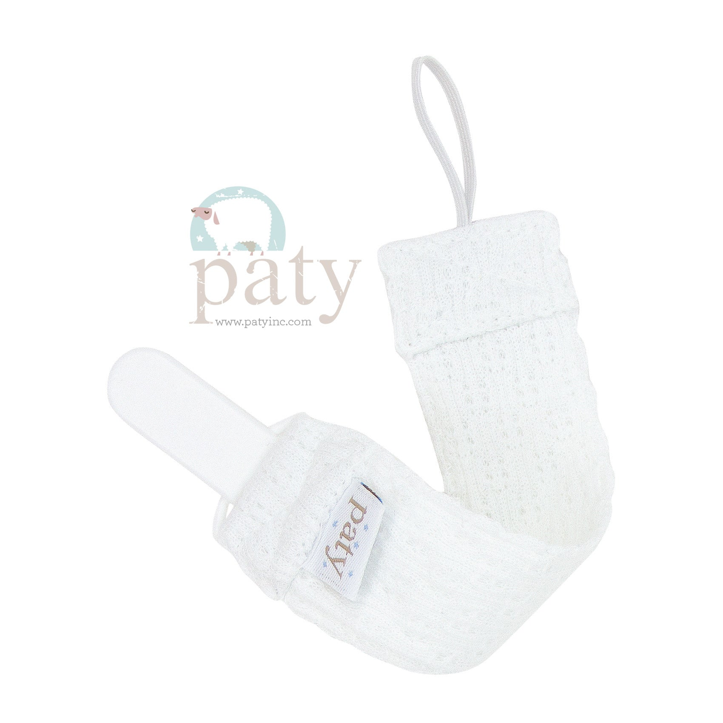 Paty Paci Strap (White with White Trim)