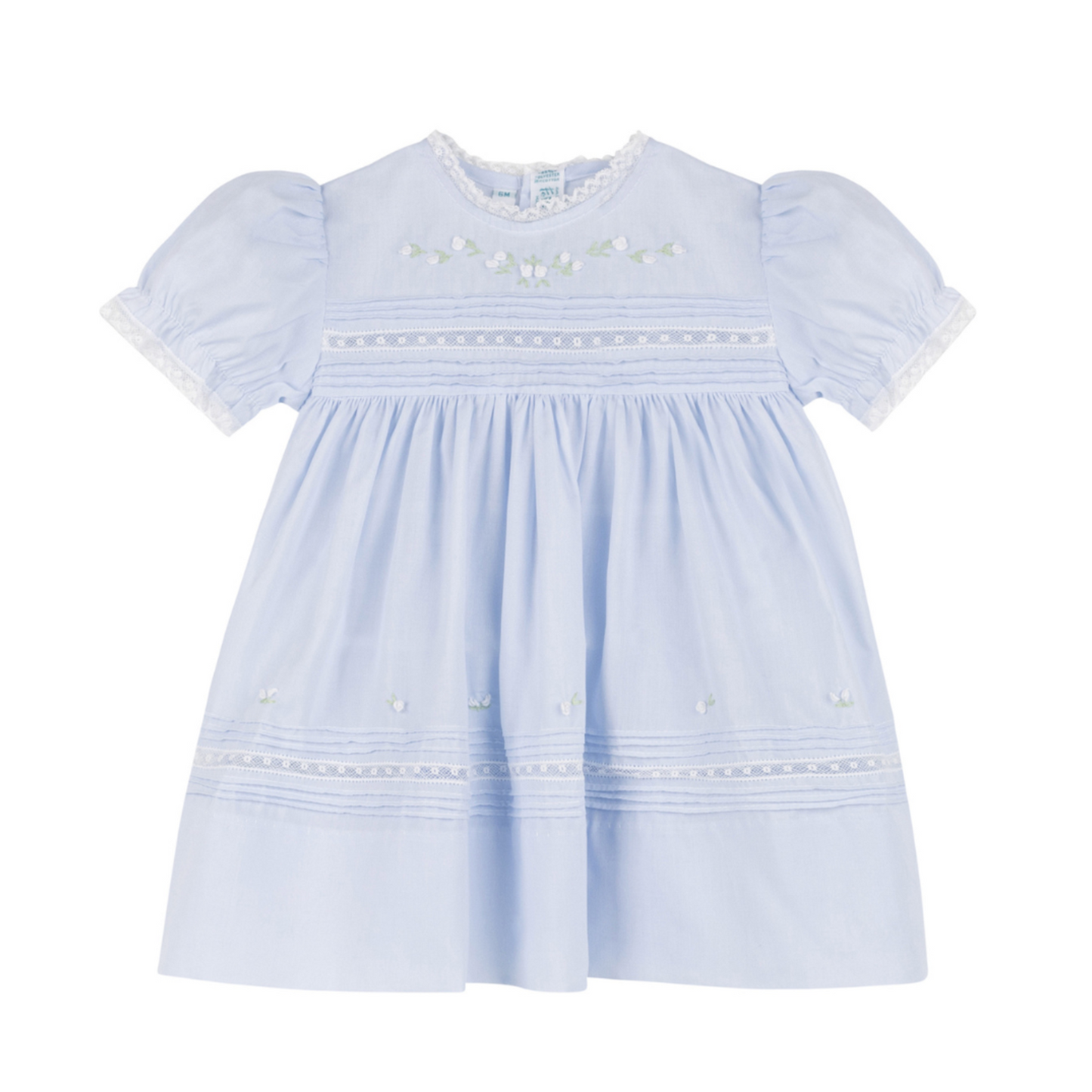 Floral Bullions Dress Blue- Feltman Brothers