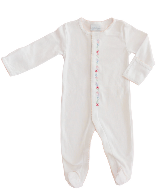 Floral Bouquet Footie Sleeper