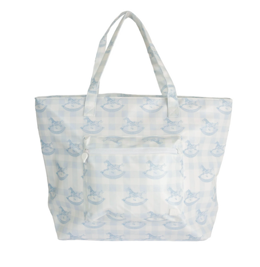 Pony Parlor Tote (Blue)