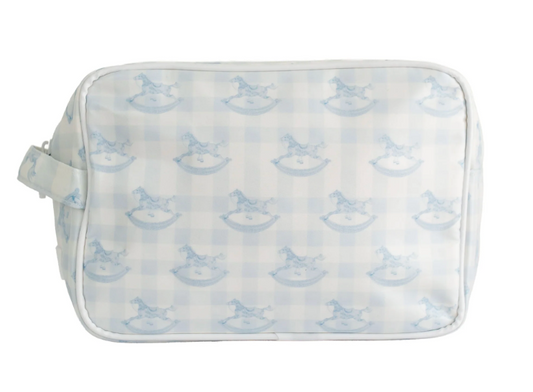 Pony Parlor Dopp Bag (Blue)