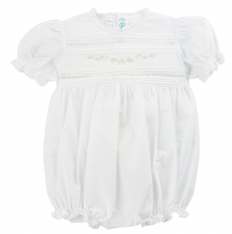 Floral Bullions Bubble White- Feltman Brothers