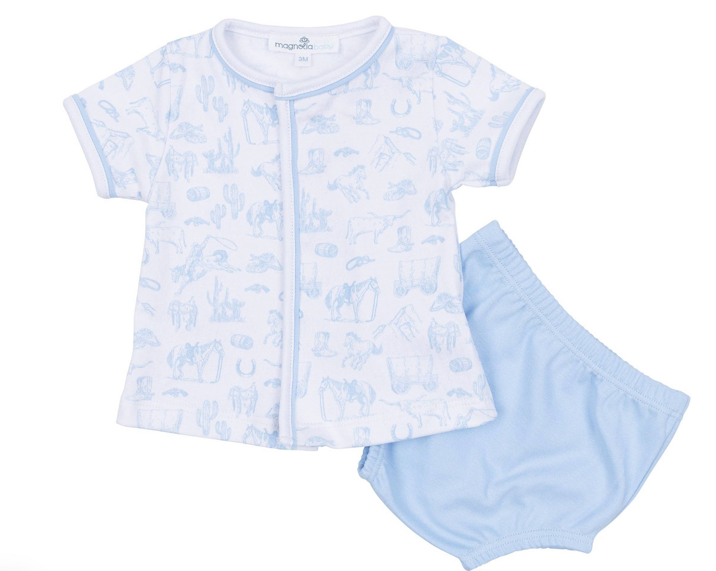 Western Toile Diaper Set