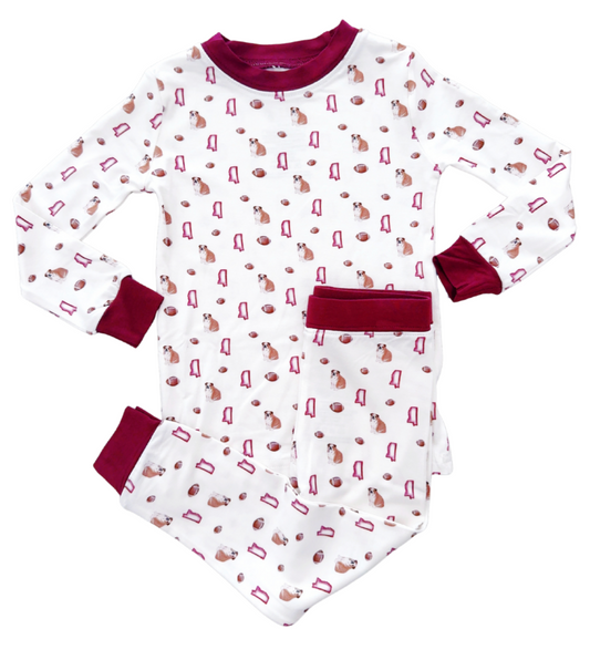 Mississippi Bulldog Bamboo Pjs