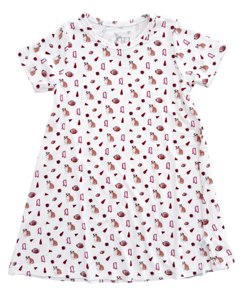 Mississippi Bulldog Bamboo Dress