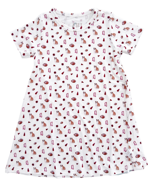 Mississippi Bulldog Bamboo Dress