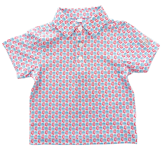 Mississippi Rebel Polo- Boys