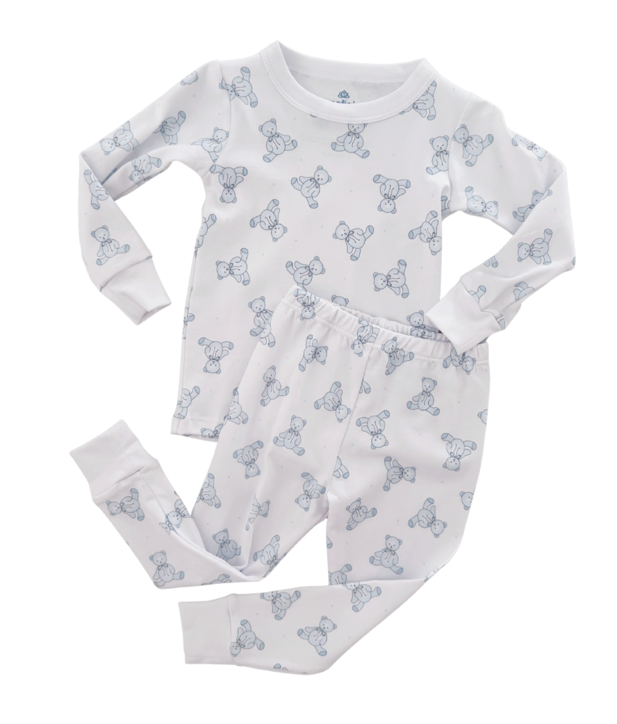 Lee Bear Pajamas- Blue