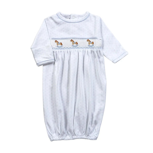 Smocked Rocking Horse Gown