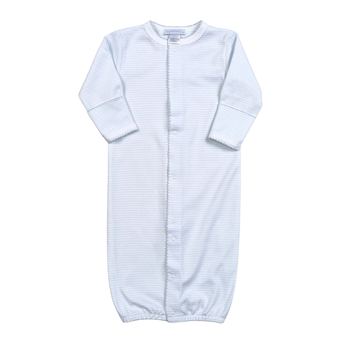 Blue Stripes Pima Converter Gown