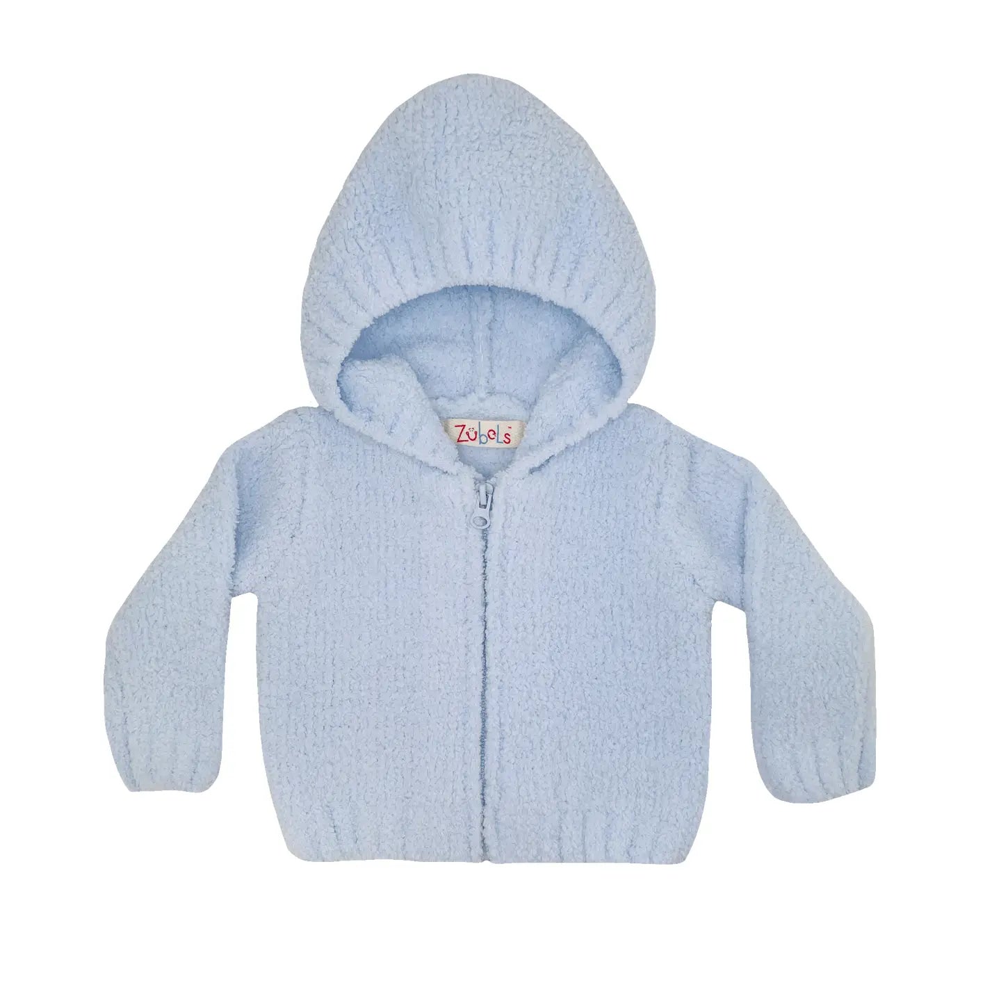 Chenille Hoodie- Blue